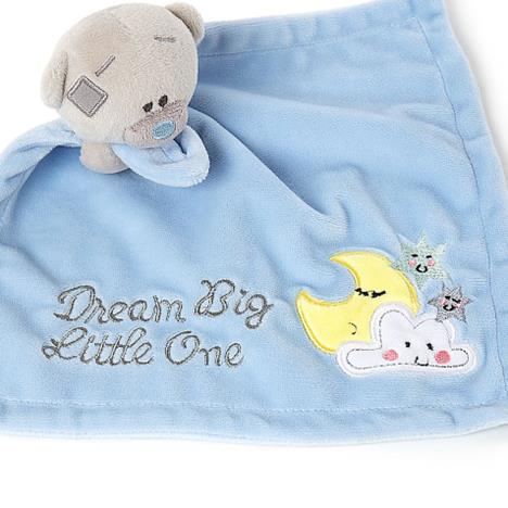 Tiny Tatty Teddy Bear Blue Baby Comforter Extra Image 1